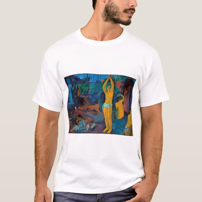 Camiseta ¿De dónde venimos?, Paul Gauguin (Anverso)