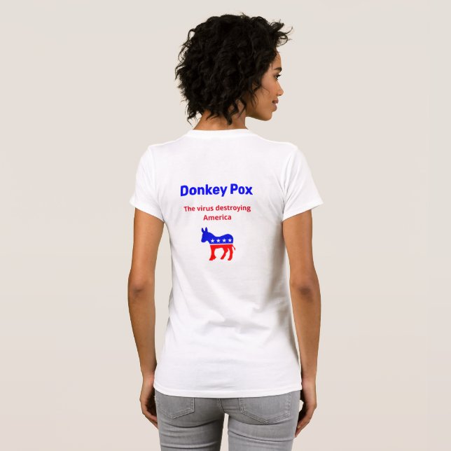 Camiseta de Donkey Pox Womens (Reverso completo)