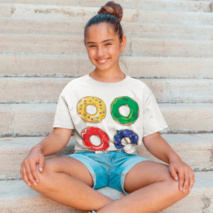 Camiseta de Donuts de Navidad