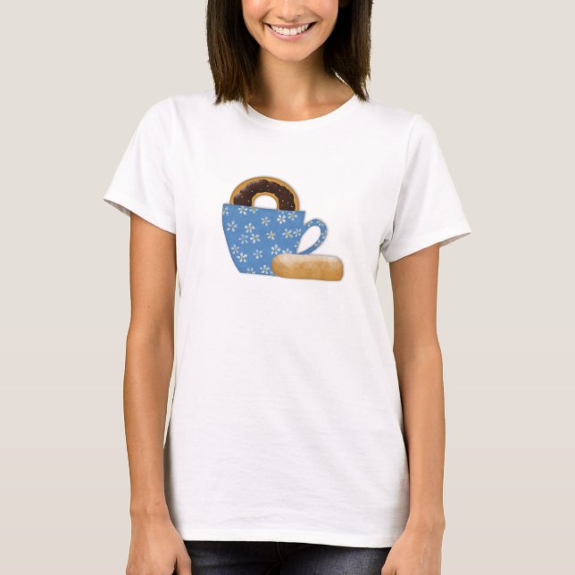 Camiseta de Donuts y Café (Anverso)
