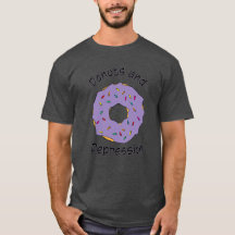 Camiseta de Donuts y Depresión