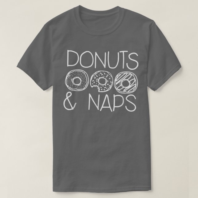 Camiseta de Donuts y Naps (Diseño del anverso)