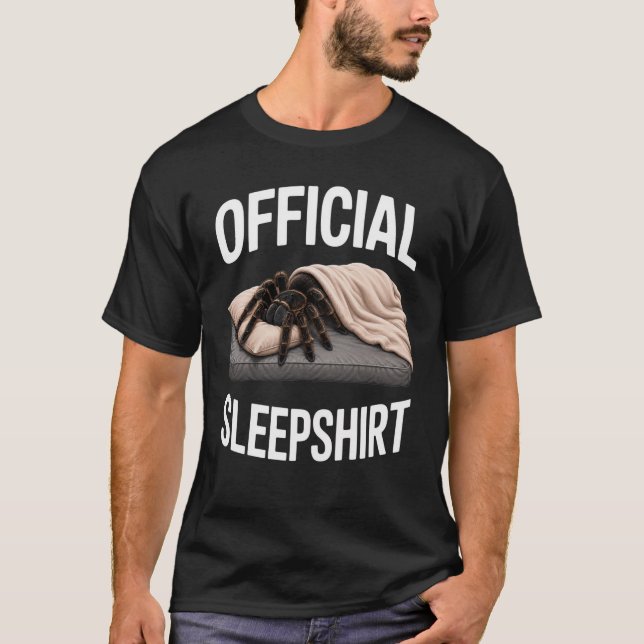 Camiseta de dormir de tarántula Amante de la tarán (Anverso)