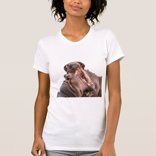 Camiseta de dos Big Mouth Hippo (Anverso)