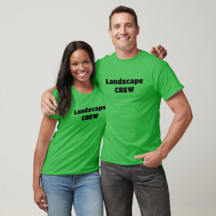 Camiseta de dos caras de un equipo paisajístico