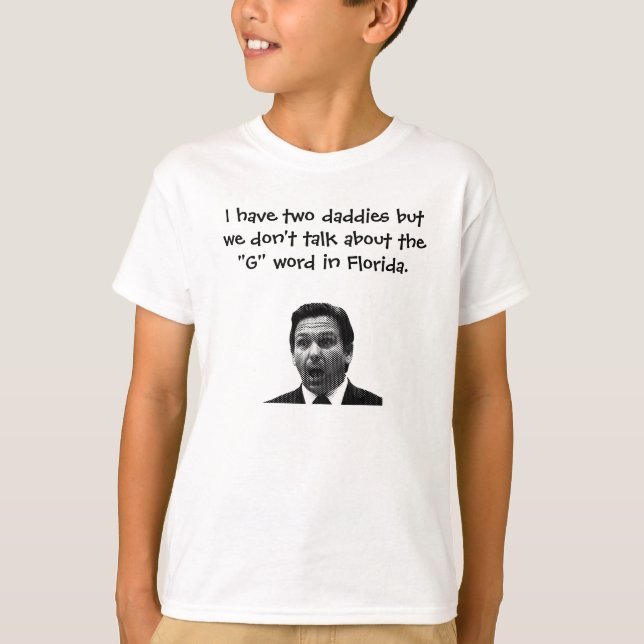 Camiseta de dos daddies de niño/niño (Anverso)