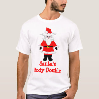 Camiseta de dos Navidades de cuerpo de Santa