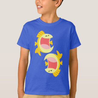 Camiseta De Dos Personalizados De Pescado Infantil