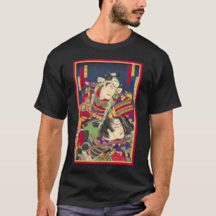 Camiseta de dos samurais
