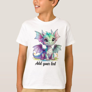 Camiseta de dragón bebé Pastel