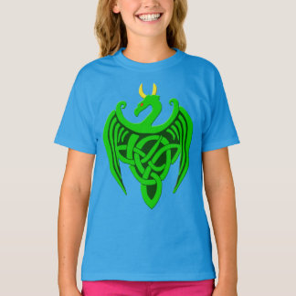 Camiseta De Dragón Celta Verde