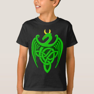 Camiseta De Dragón Celta Verde