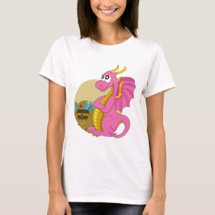 Camiseta de dragón de dibujos animados