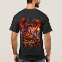 Camiseta de dragón de fantasía Corona de Dragón de