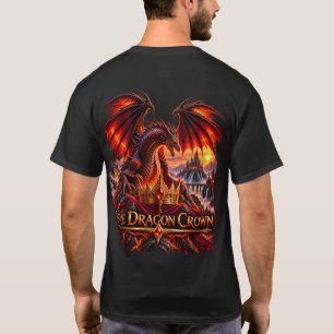 Camiseta de dragón de fantasía Corona de Dragón de