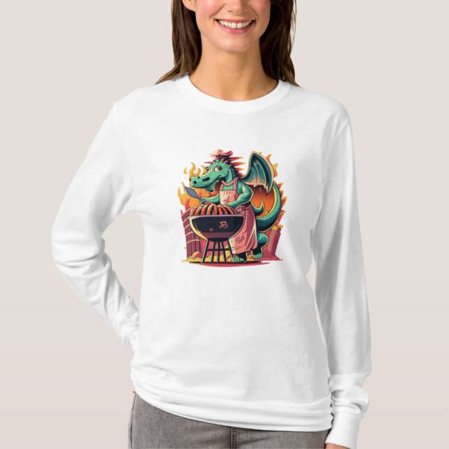 camiseta de dragón divertida (Anverso)