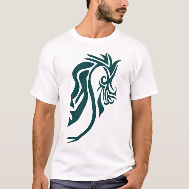 Camiseta de dragón o máscara (Anverso)