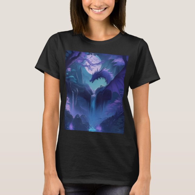 Camiseta de dragón para mujeres (Anverso)
