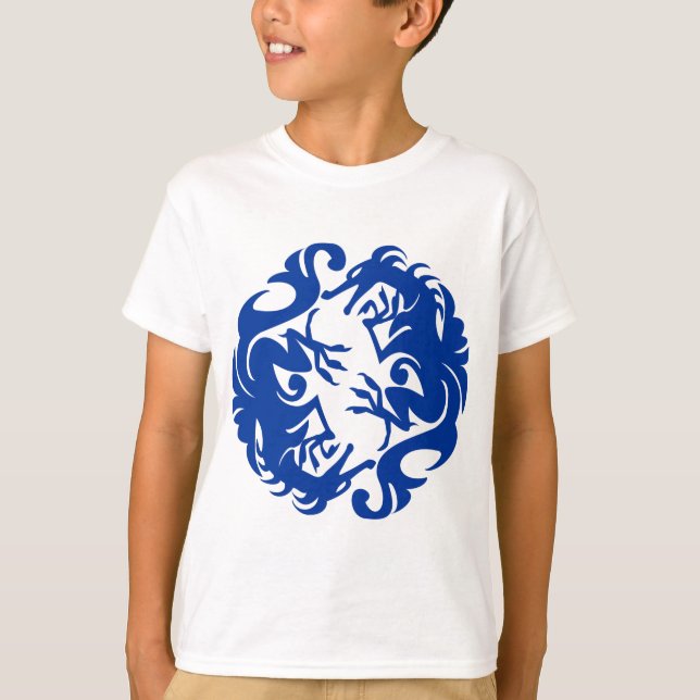 camiseta de dragones redondeados (Anverso)