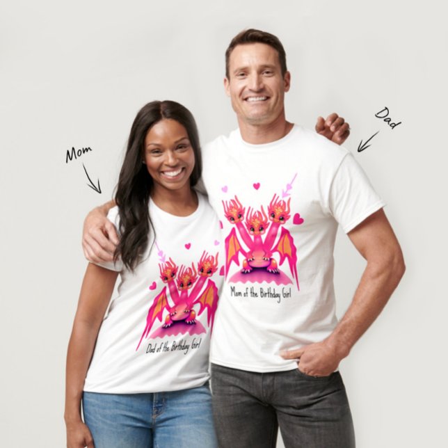 Camiseta de dragones rosados (Subido por el creador)