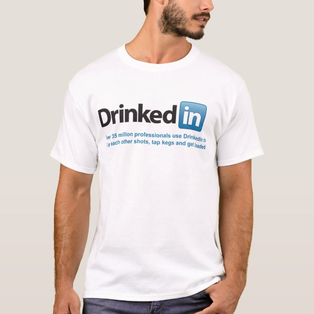 Camiseta de DrinkedIn (Anverso)