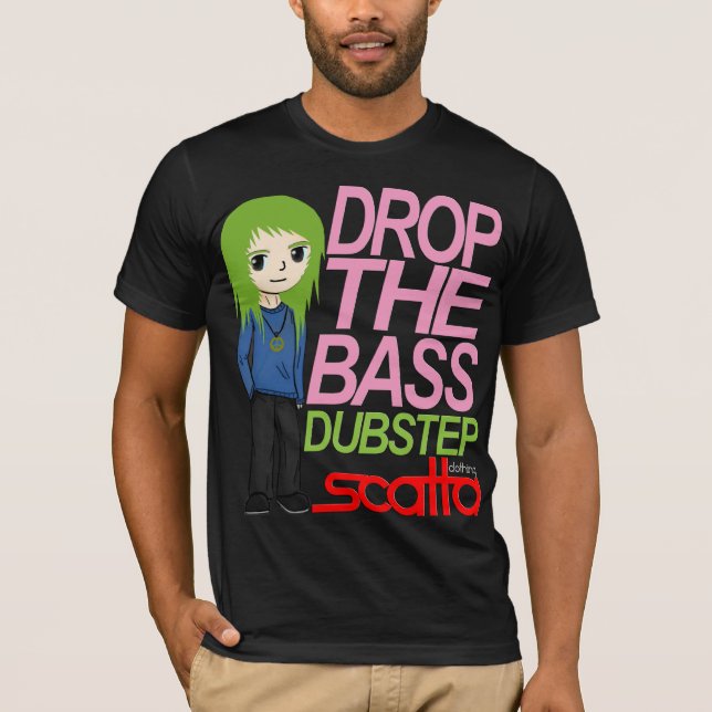Camiseta de DropTheBass Dubstep (la edición del (Anverso)