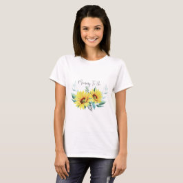 Camiseta de ducha de bebé "Mamá para ser"