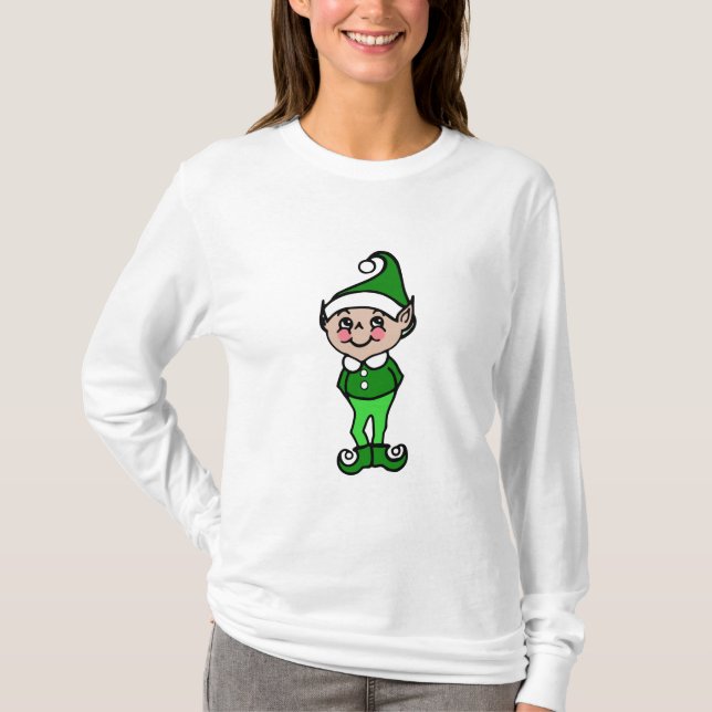 Camiseta de Duende de Navidad (Anverso)