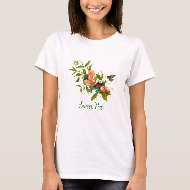 Camiseta de Dulces Guisantes Veraniegos (Anverso)