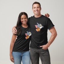 Camiseta de dúo de dibujos animados divertidos