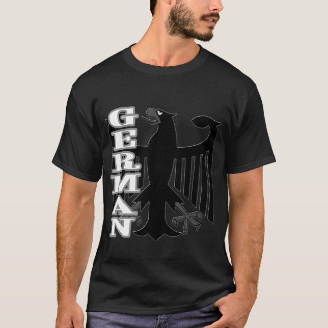 Camiseta de Eagle del alemán (Anverso)
