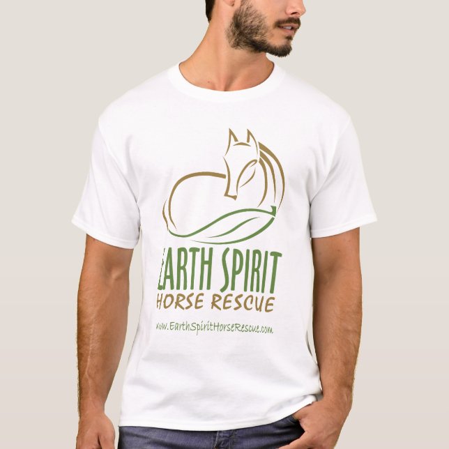 Camiseta de Earth Spirit Horse Rescue Inc. -3 (Anverso)