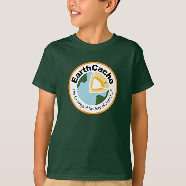 Camiseta de EarthCache del niño (Anverso)