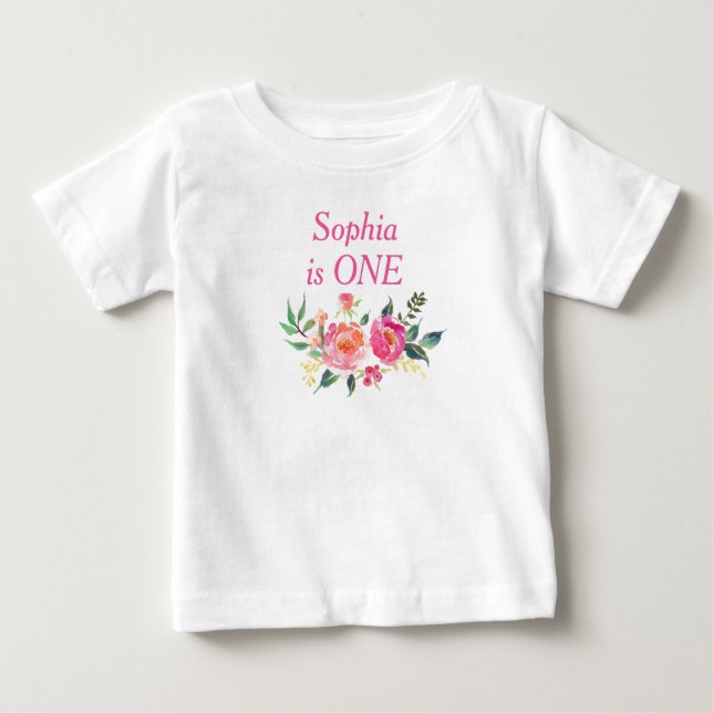 Camiseta de edad para niños con monograma (Anverso)