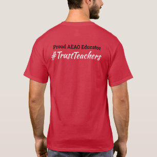 Camiseta de educador orgulloso (rojo)