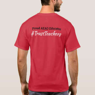 Camiseta de educador orgulloso (rojo)