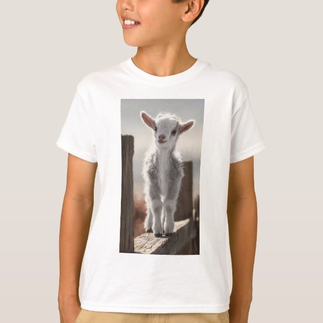 Camiseta de Eid ul-Adha Conejito Cabrito para Niño (Anverso)