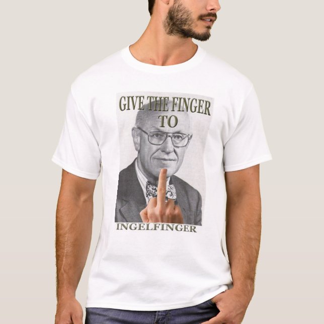 Camiseta "Dé el dedo a Ingelfinger " (Anverso)