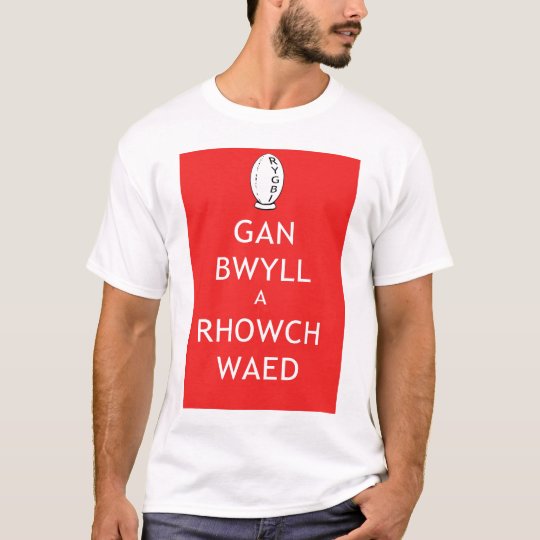 Camiseta Dé el rugbi de la sangre (Galés)