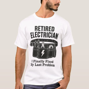 Camiseta de Electricista Jubilado - Finalmente Arr