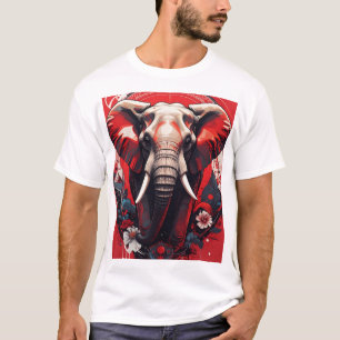 Camiseta de elefante Crimson Majesty
