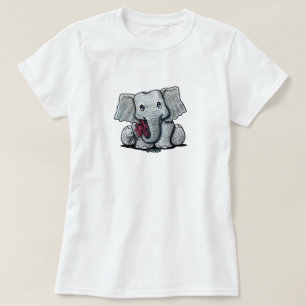 Camiseta de elefante de KiniArt