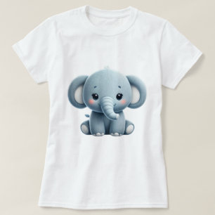 Camiseta de elefante dulce