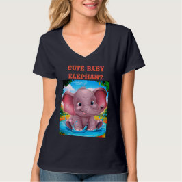 Camiseta de elefante lindo