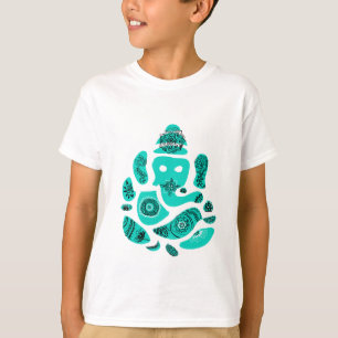 Camiseta de elefantes de Lord Ganesh, blanca