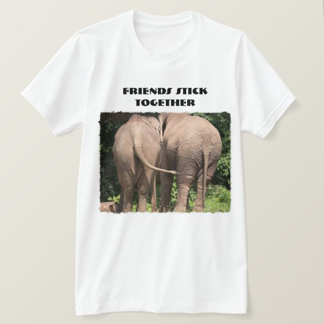 Camiseta de Elefantes Unidos (Anverso del diseño)