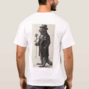 Camiseta de elegante de cuerpo completo de la marm