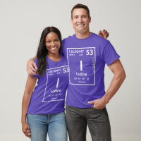 Camiseta de elementos de yodo (blanco)