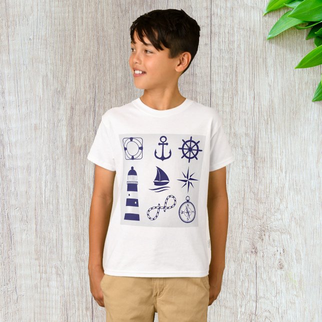 Camiseta de elementos marinos (Subido por el creador)