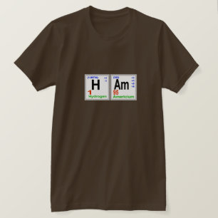Camiseta de elementos periódicos HAM